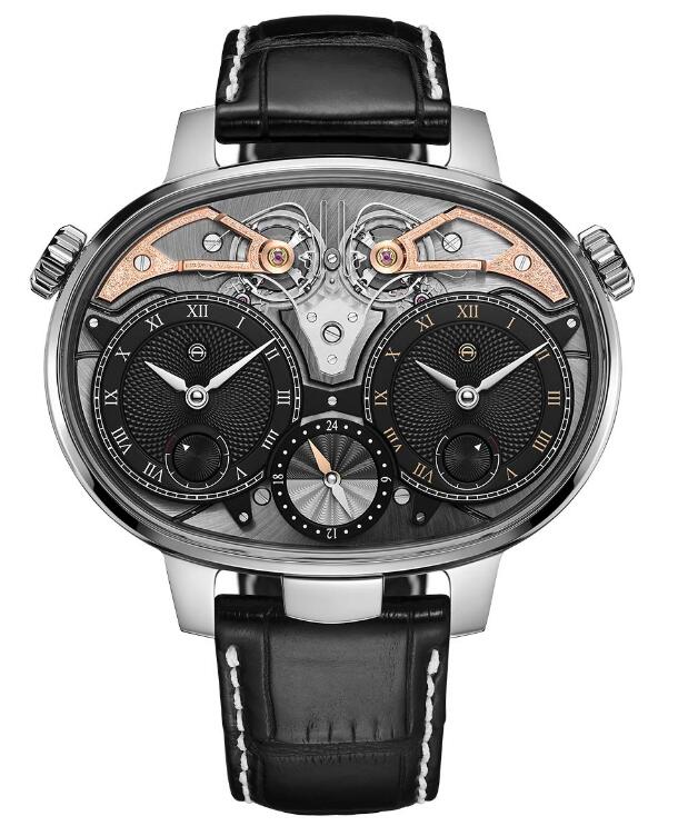 Armin Strom Masterpieces Dual Time Resonance Manufacture Edition Titanium Replica Watch TI18-RGMT.90